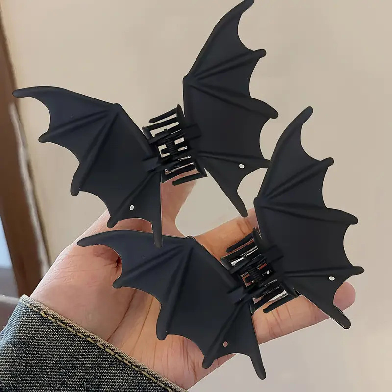 Cosplay Bat Prop - Матовый черный зажим с когтями летучей