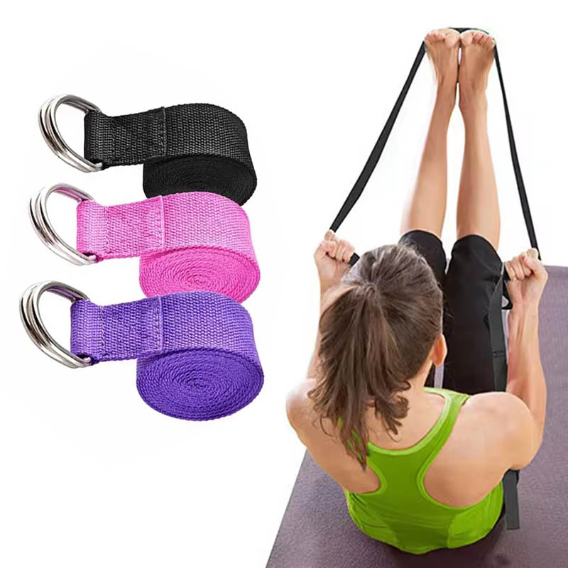 D Ring Strap - Хлопковый ремень для йоги размером 183*3,8