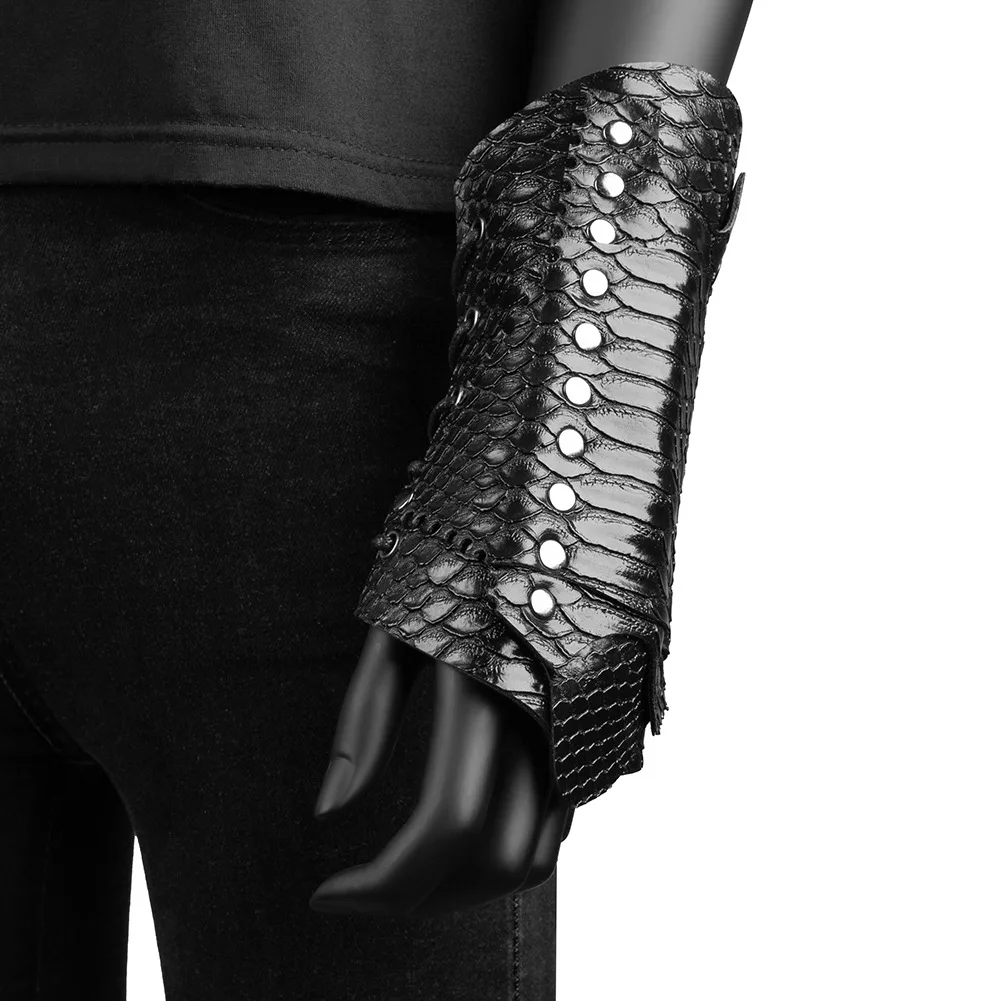 Cosplay Prop Pattern - Средневековые ретро-нарукавники с узором змеи для