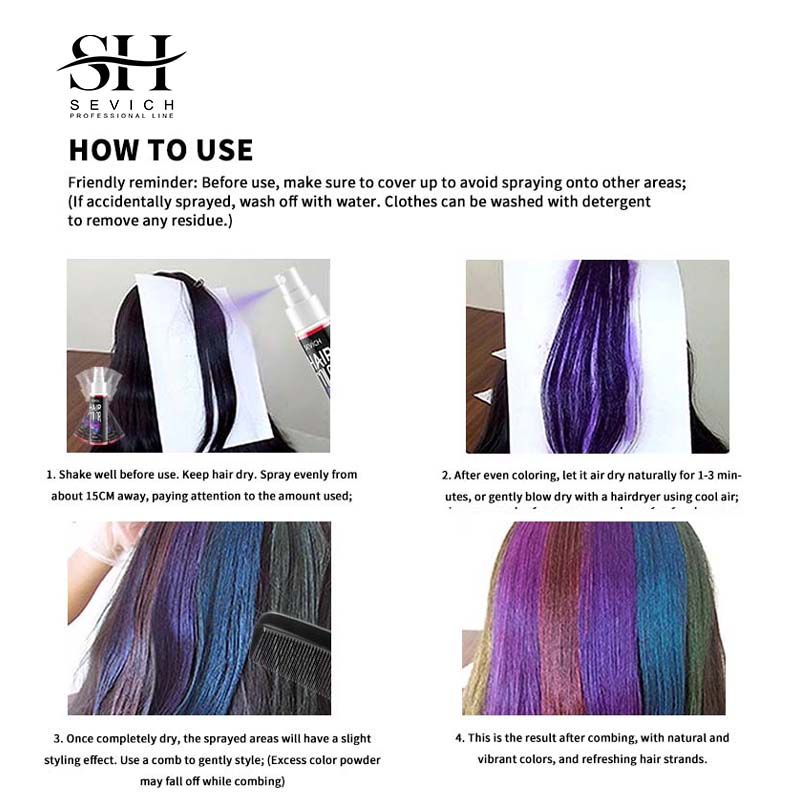 Временный спрей для краски для – обзор и цена Hair Spray Color