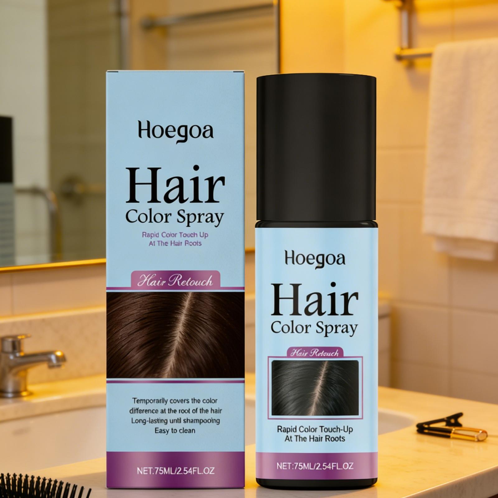 Спрей-краска для волос Hoegoa: – обзор и цена Hair Spray Color