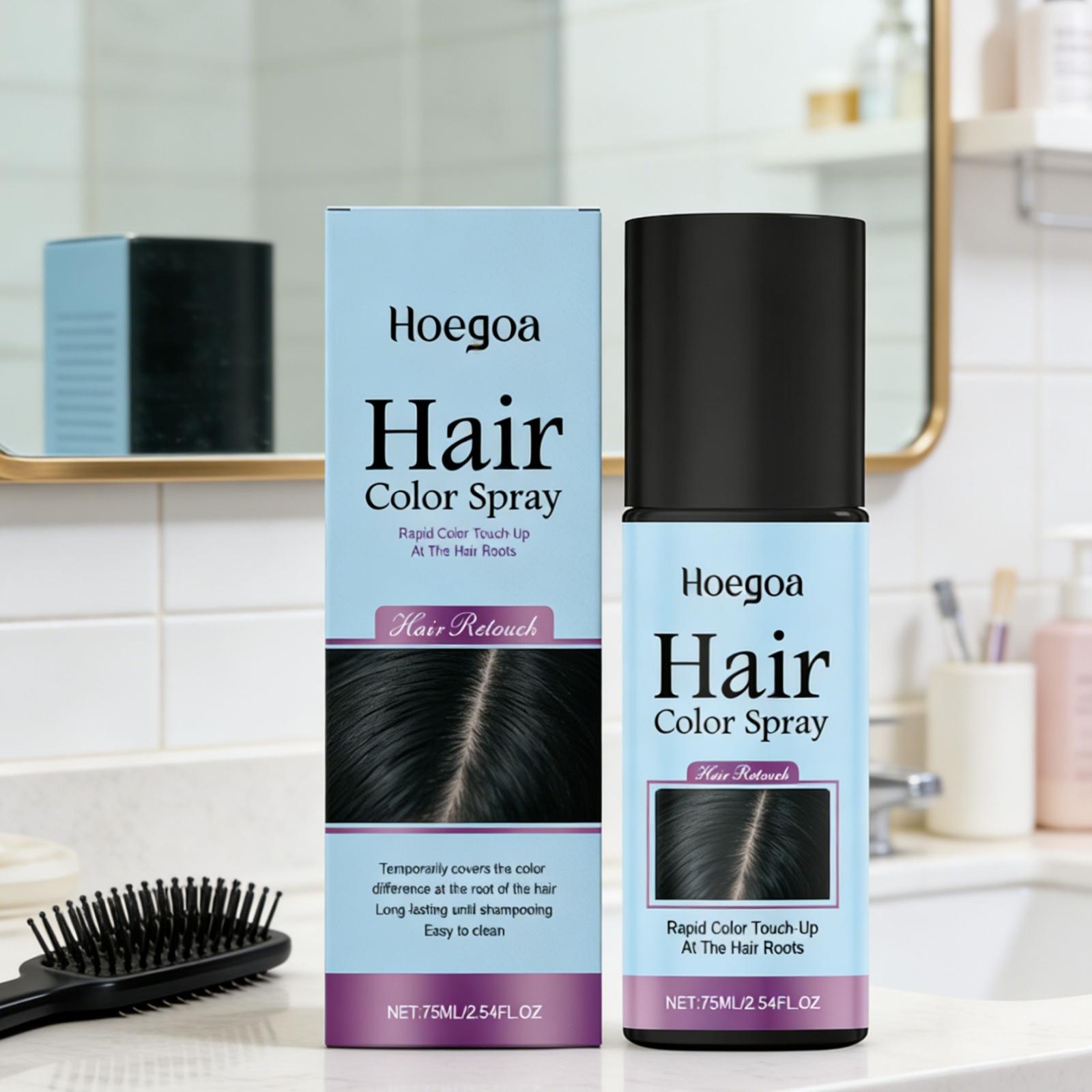Спрей-краска для волос Hoegoa: – обзор и цена Hair Spray Color