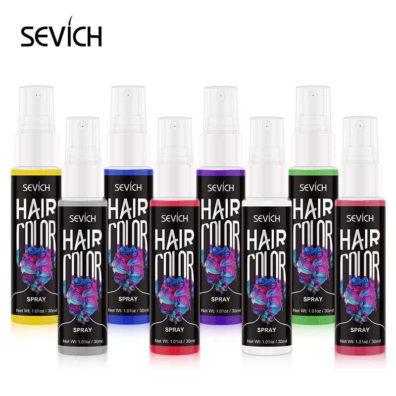Sevich, 8 цветов, 30 мл, спрей – обзор и цена Hair Spray Color