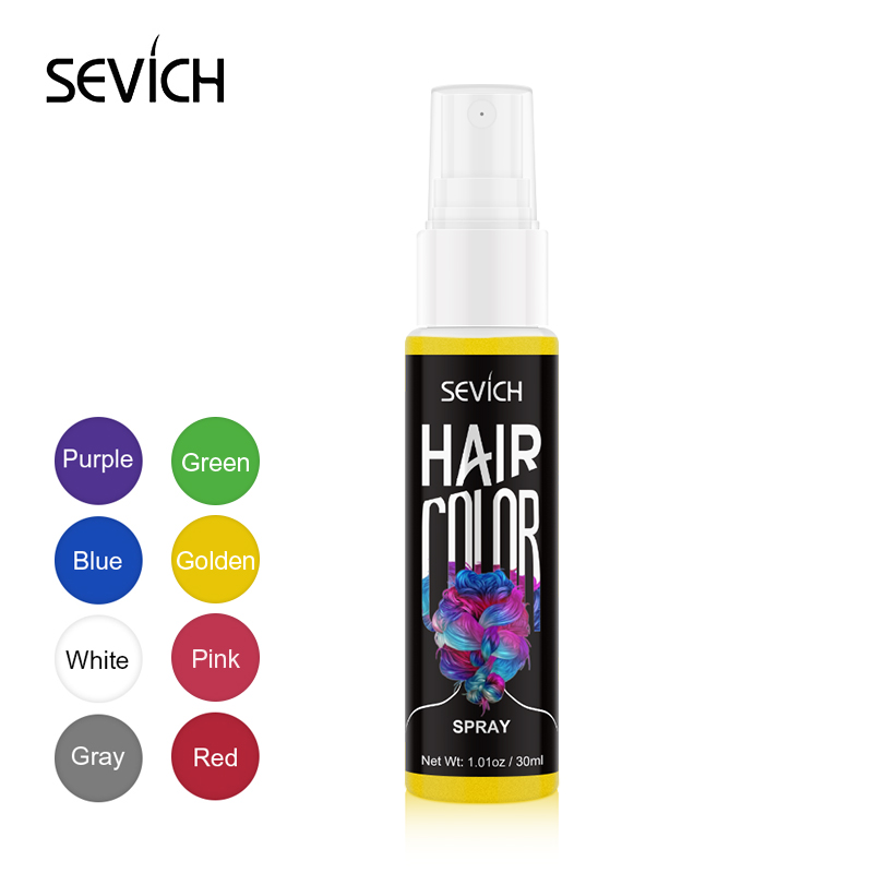 Sevich, 8 цветов, 30 мл, спрей – обзор и цена Hair Spray Color