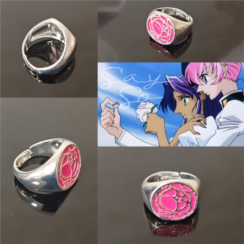 Кольцо с розой Tenjou Utena, р – обзор и цена Prop Para Cosplay